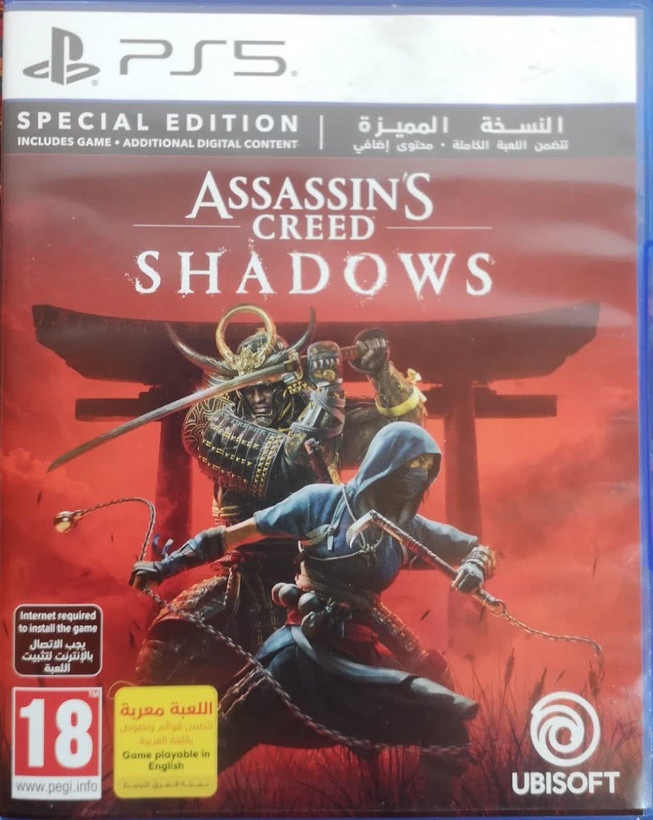 بازی Assassin’s Creed Shadows (special edition)مخصوص PS5 (کارکرده)