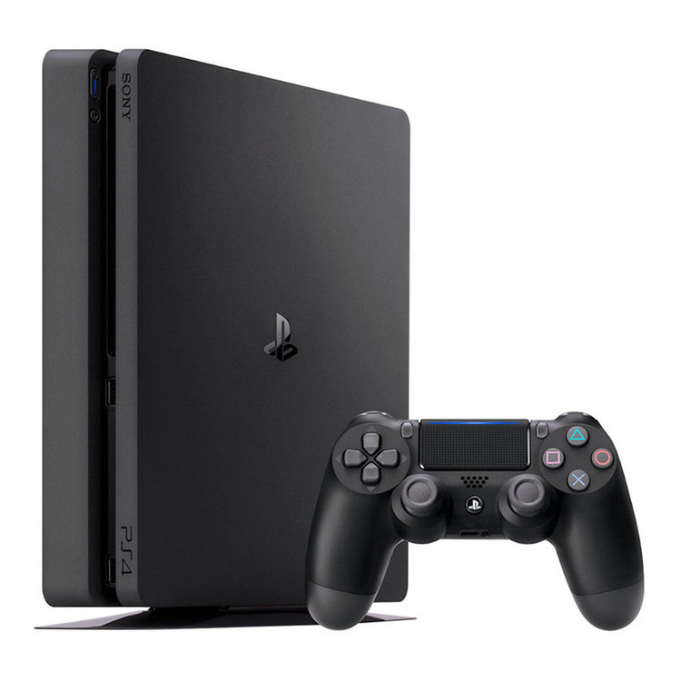 کنسول بازی سونی مدل Playstation 4 Slim ریجن 2 سری CUH-2218B ظرفیت 1 ترابایت(کارکرده همراه فول بازی)